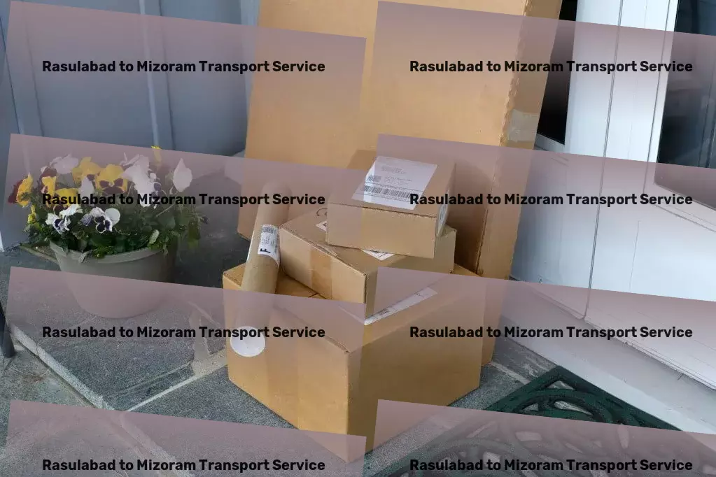 Rasulabad to Mizoram Transport Move smarter, not harder, with our India logistics solutions! - High-speed parcel delivery