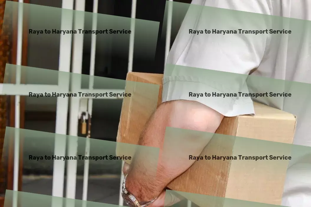 Raya to Haryana Transport Unleashing efficiency in every shipment within India. - Long-haul package delivery