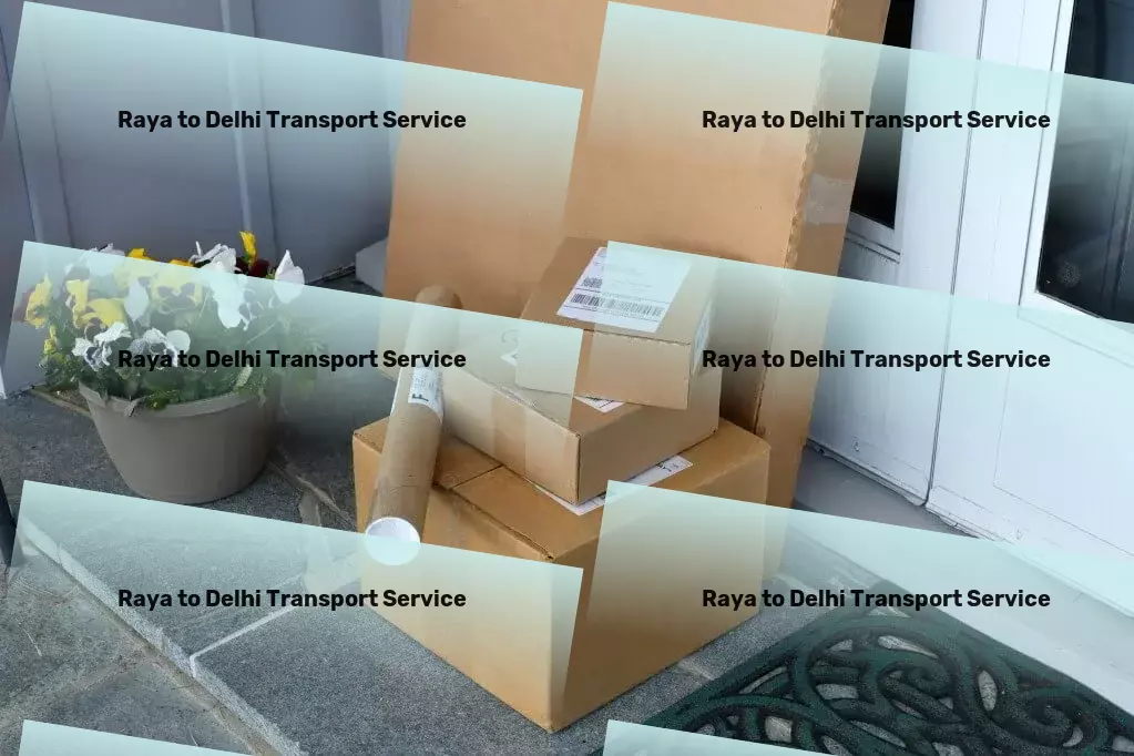 Raya to Delhi Transport Local goods shipment services