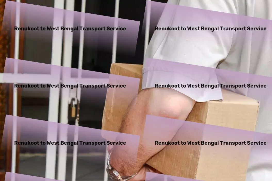 Renukoot to West Bengal Transport Air freight services