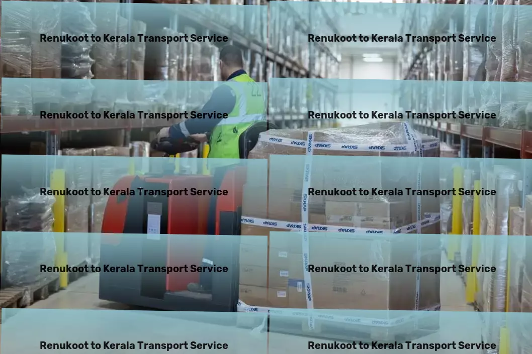 Renukoot to Kerala Transport Multi-city freight forwarding