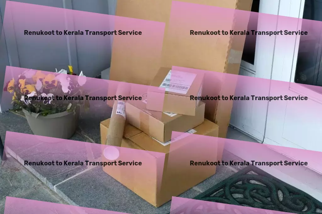 Renukoot to Kerala Transport Local courier solutions