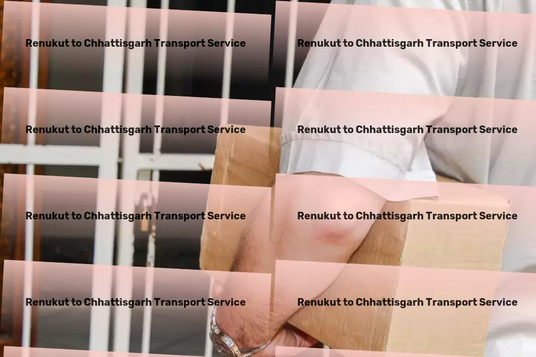 Renukut to Chhattisgarh Transport Full load cargo services