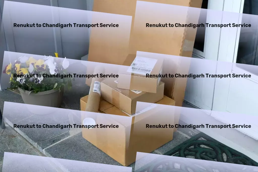 Renukut to Chandigarh Transport Rapid shipping services