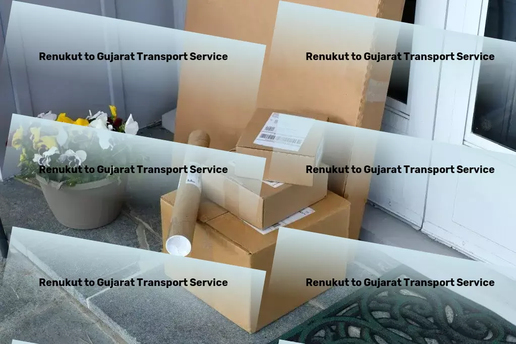 Renukut to Gujarat Transport Express furniture relocation