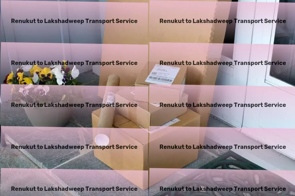 Renukut to Lakshadweep Transport Multi-city goods shipment