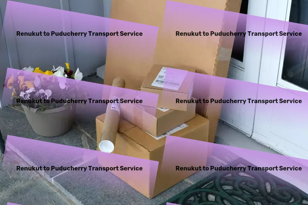 Renukut to Puducherry Transport Logistics and distribution