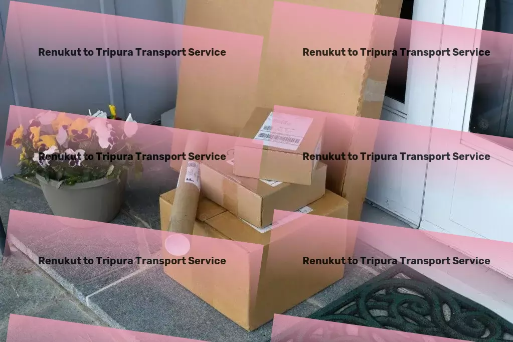 Renukut to Tripura Transport Your logistics ally in navigating complex routes! - Express package forwarding