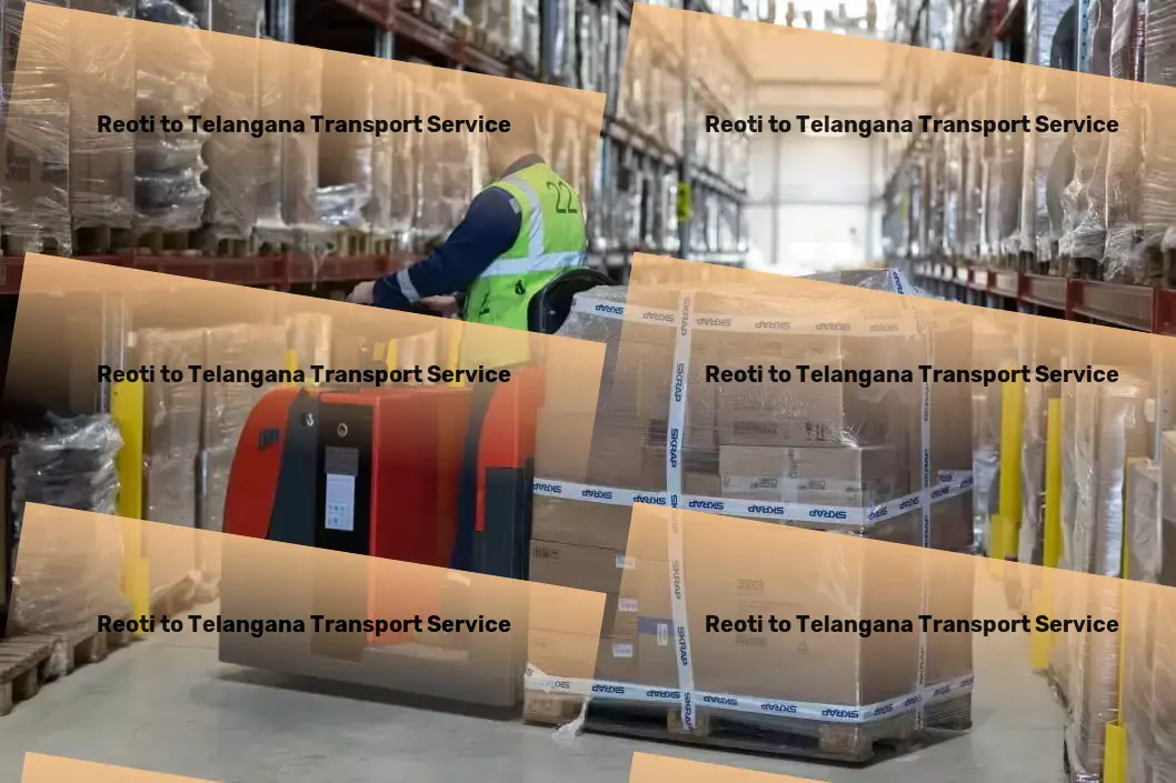 Reoti to Telangana Transport Long haul courier services