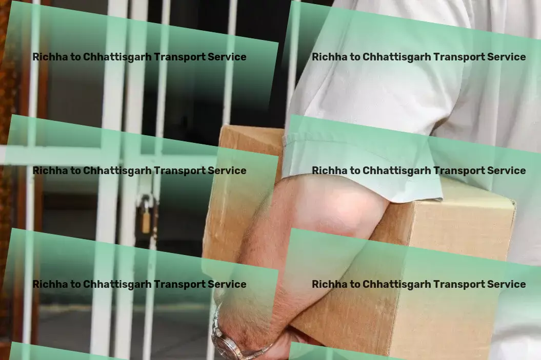 Richha to Chhattisgarh Transport Your pathway to efficient logistics management in India. - Industrial cargo delivery