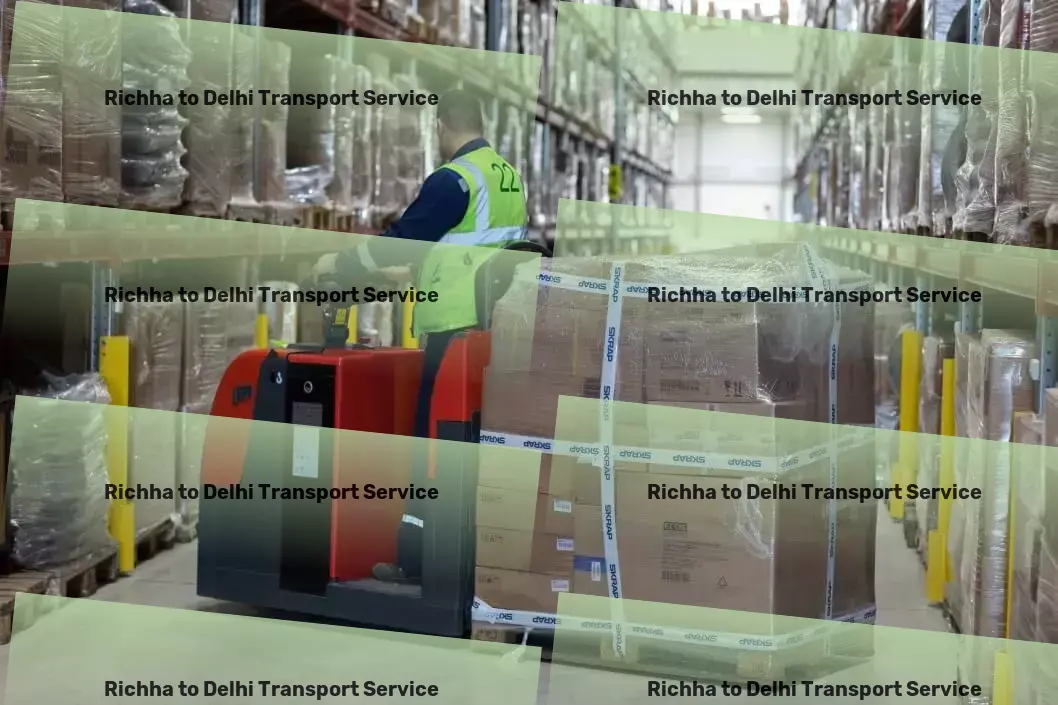 Richha to Delhi Transport Customized goods transport