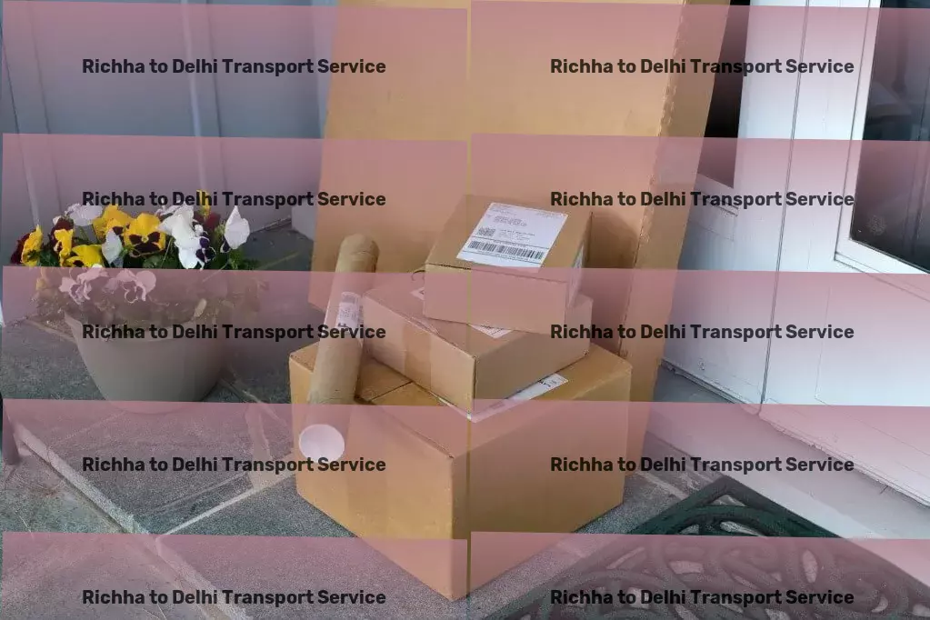 Richha to Delhi Transport Efficient road shipment services