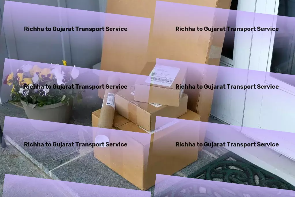 Richha to Gujarat Transport High-volume goods shipment services