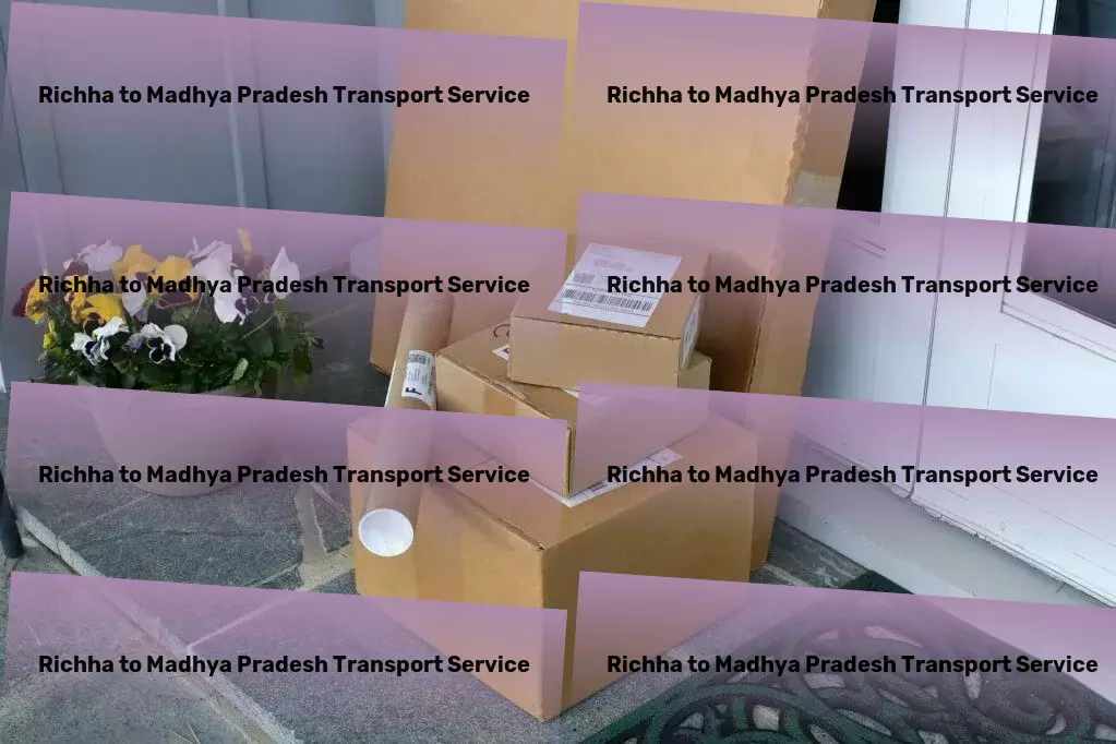 Richha to Madhya Pradesh Transport Direct goods shipment