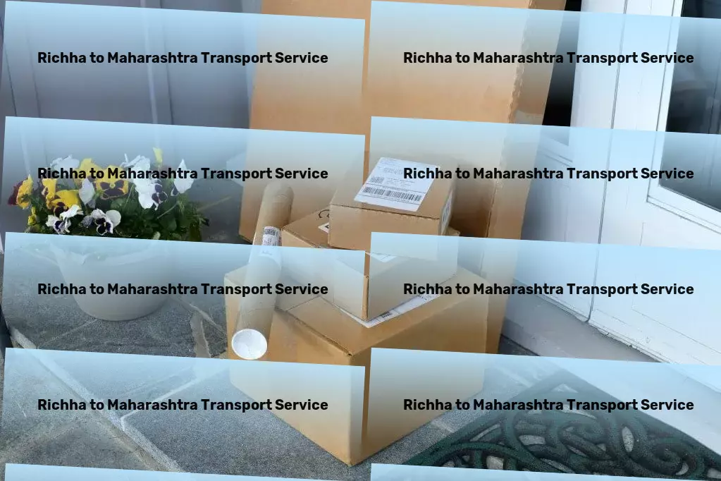 Richha to Maharashtra Transport Heavy cargo delivery