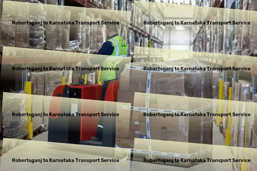 Robertsganj to Karnataka Transport High-speed transport logistics