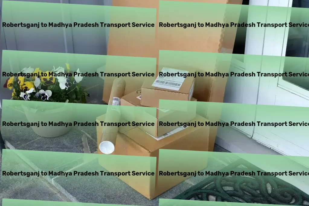 Robertsganj to Madhya Pradesh Transport Professional freight booking