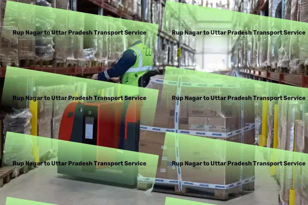 Rup Nagar to Uttar Pradesh Transport Efficient cargo forwarding services