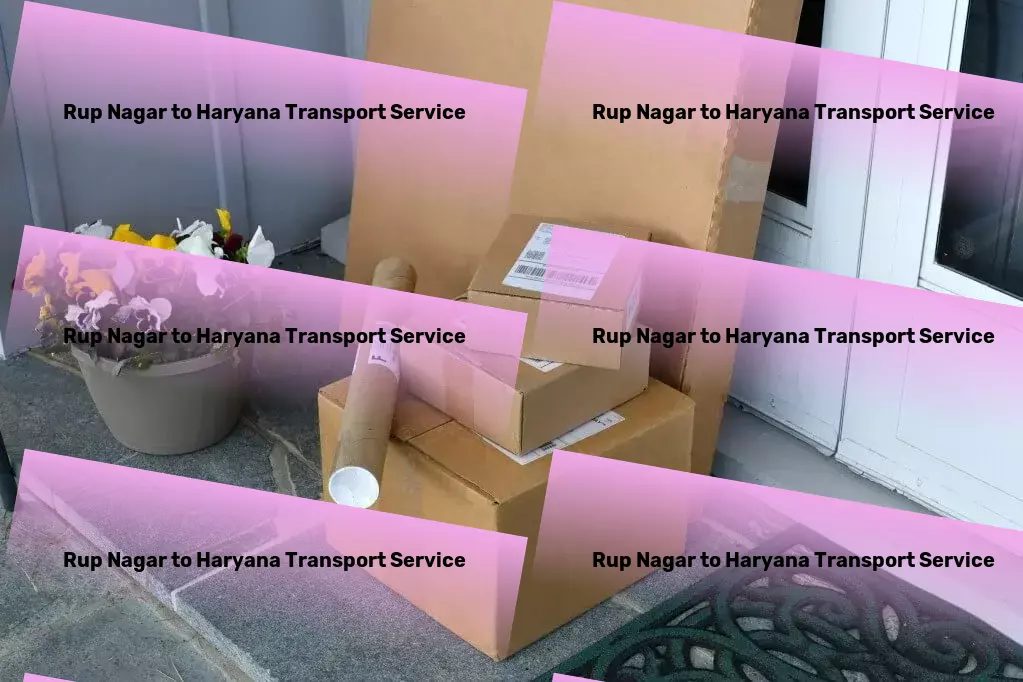 Rup Nagar to Haryana Transport Cross-border freight services