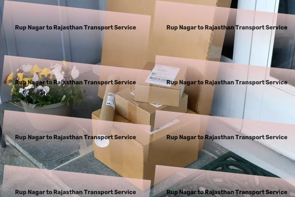 Rup Nagar to Rajasthan Transport Your reliable solution for all Indian logistics needs! - Urban package delivery