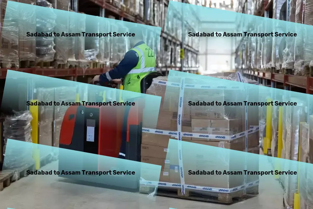 Sadabad to Assam Transport Efficient freight forwarding