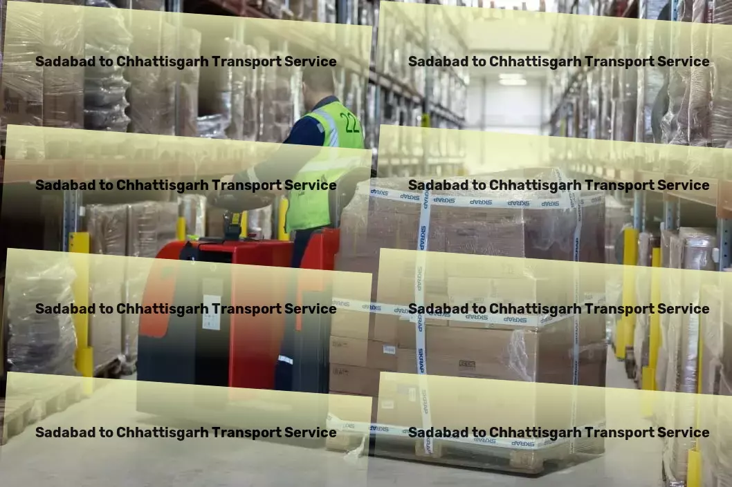 Sadabad to Chhattisgarh Transport Commercial truckload shipping