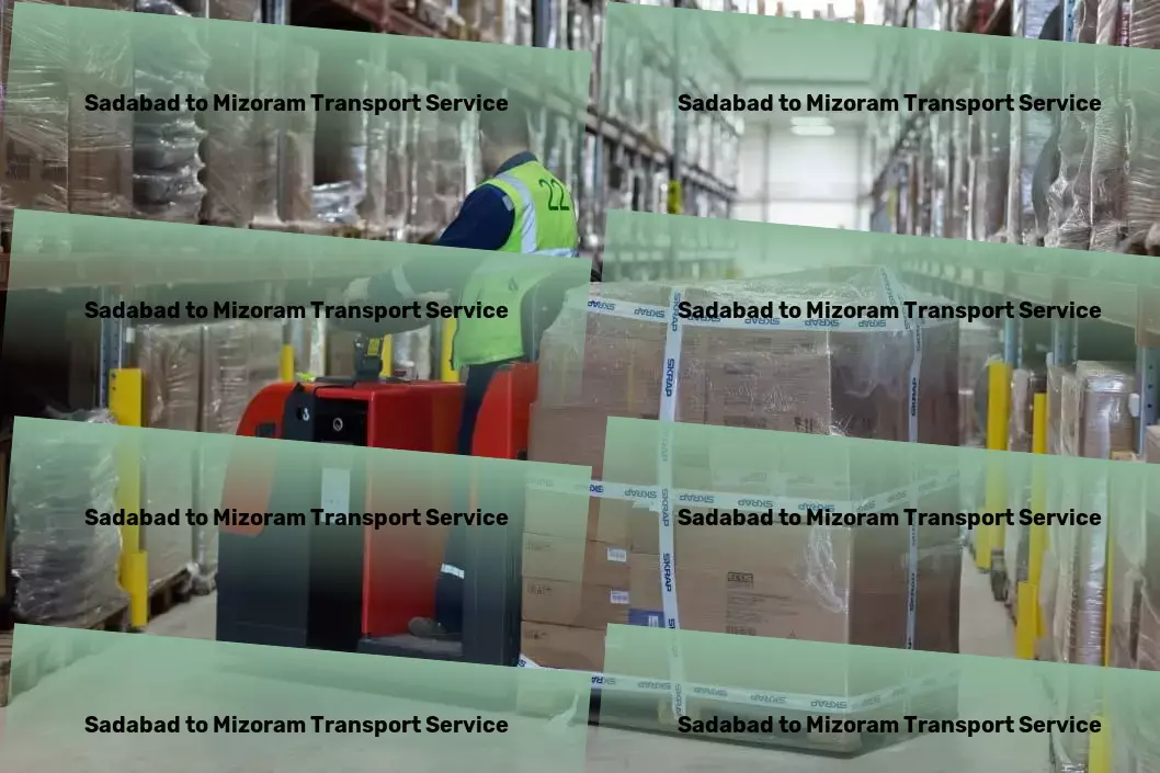 Sadabad to Mizoram Transport Specialized transport logistics