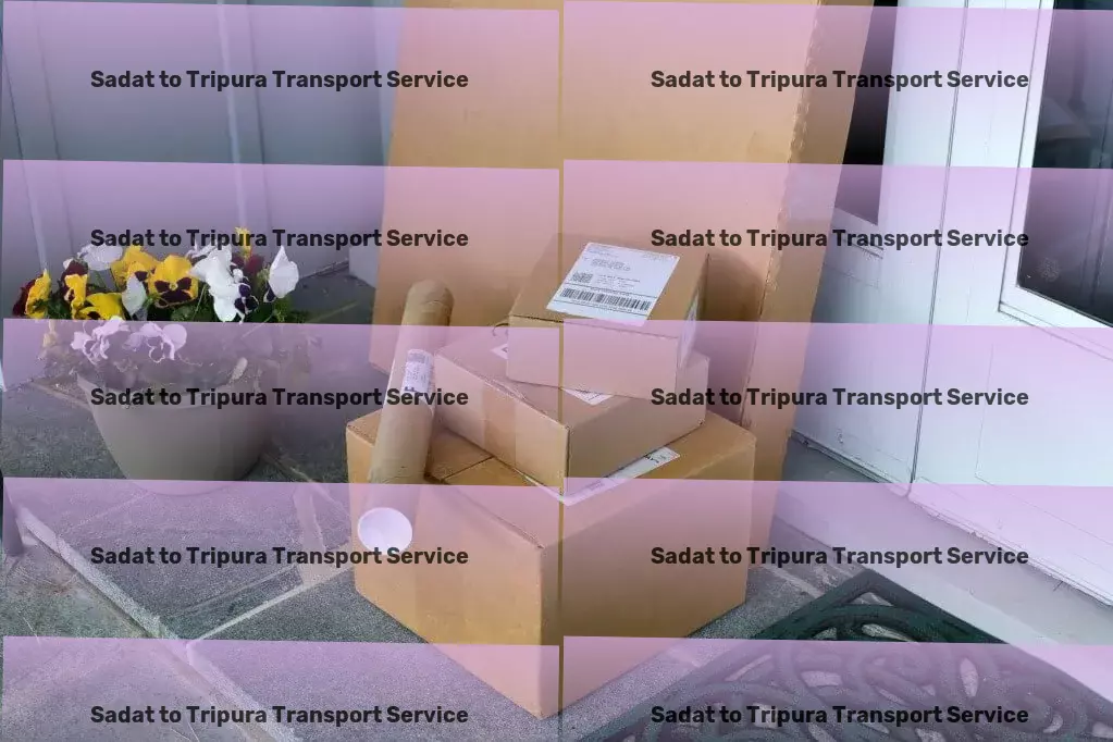 Sadat to Tripura Transport The partner you need for overcoming logistic hurdles in India. - Quick cargo services