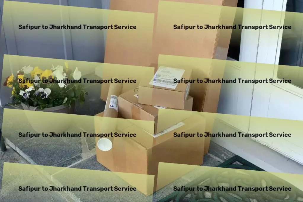 Safipur to Jharkhand Transport Domestic courier services