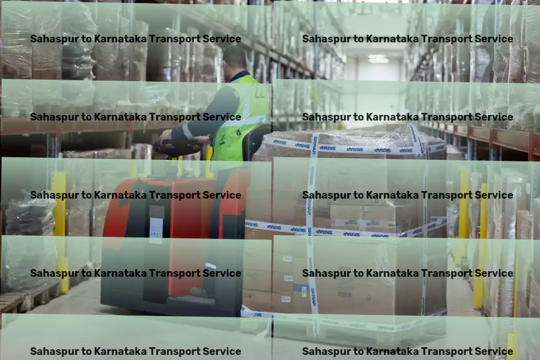 Sahaspur to Karnataka Transport National logistics and transport