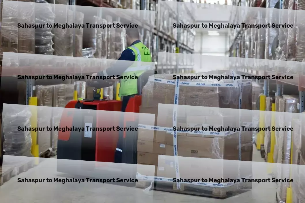 Sahaspur to Meghalaya Transport High-speed cargo forwarding