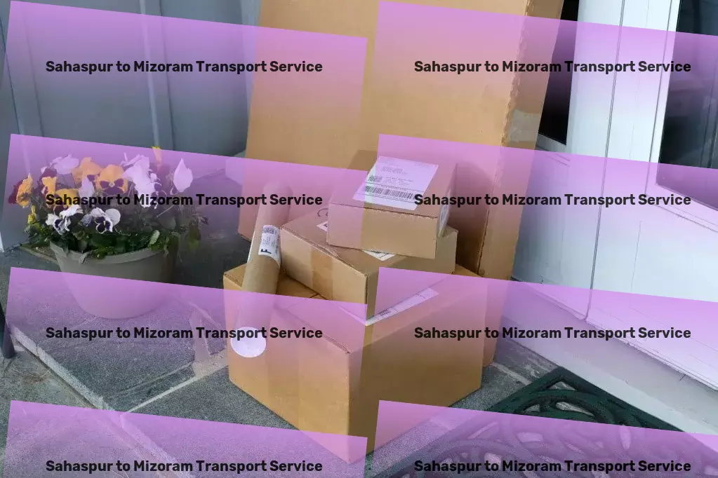 Sahaspur to Mizoram Transport Direct goods shipment