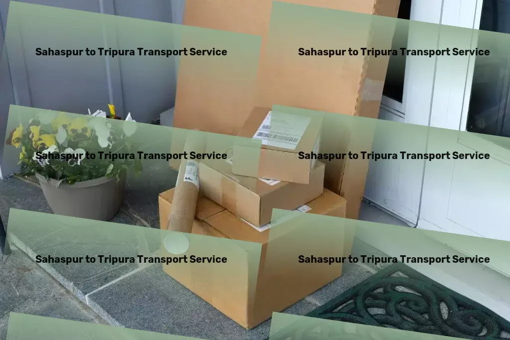 Sahaspur to Tripura Transport Express goods operations