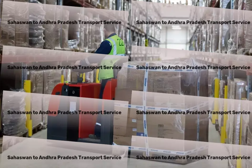 Sahaswan to Andhra Pradesh Transport Customized logistics services