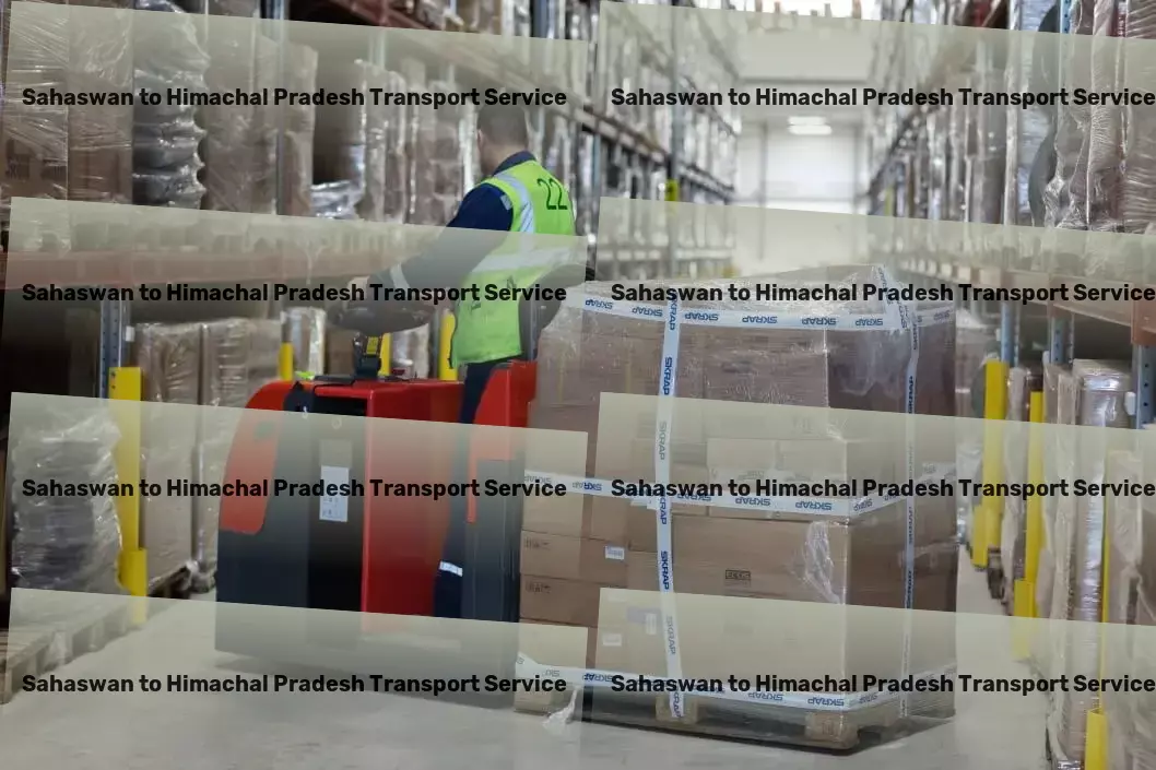 Sahaswan to Himachal Pradesh Transport Regional parcel logistics