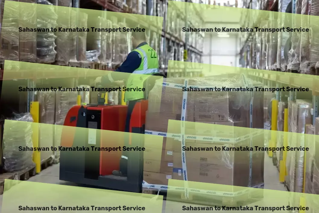 Sahaswan to Karnataka Transport National logistics coordination