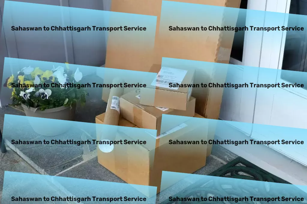 Sahaswan to Chhattisgarh Transport Export logistics services