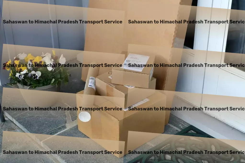 Sahaswan to Himachal Pradesh Transport Your logistics ally in navigating complex routes! - Express logistics coordination