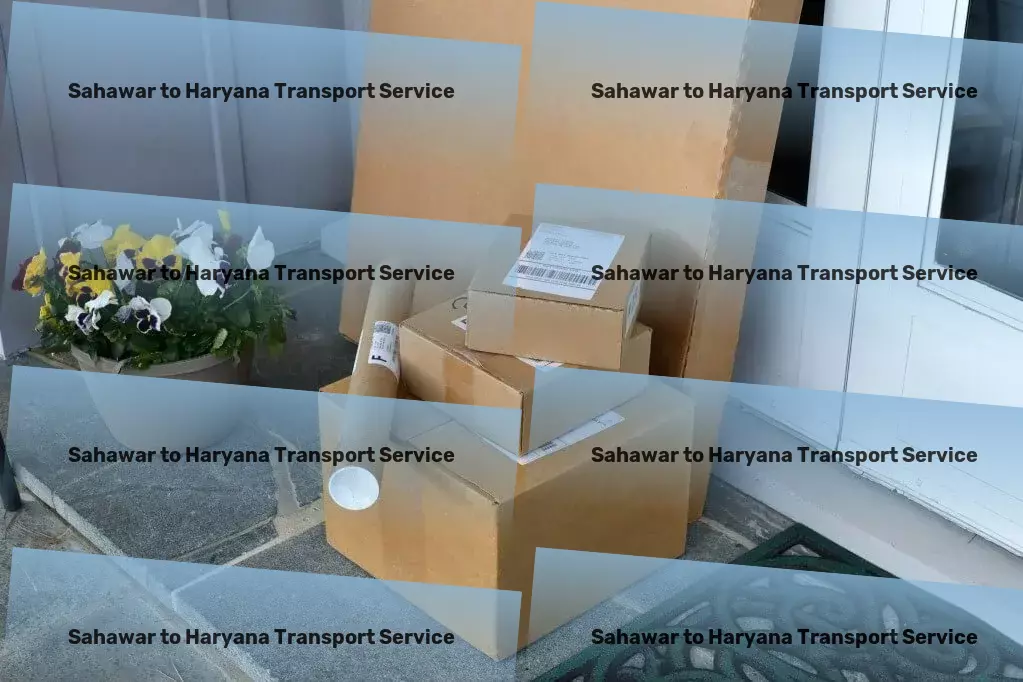 Sahawar to Haryana Transport Integrated goods shipment services