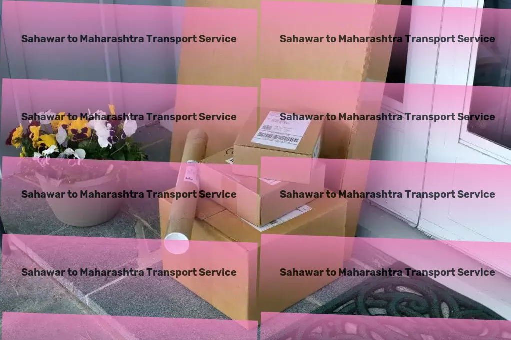 Sahawar to Maharashtra Transport Expertly handling your transport and logistics needs! - Heavy parcel delivery