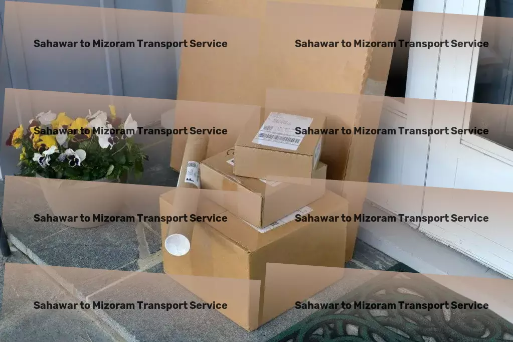 Sahawar to Mizoram Transport Urban goods forwarding