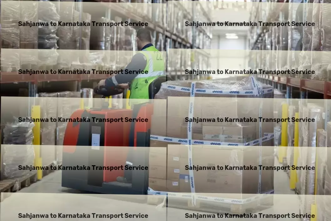 Sahjanwa to Karnataka Transport Secure parcel transport